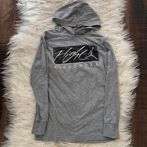 Trendy Gray Air Jordan Hoodie